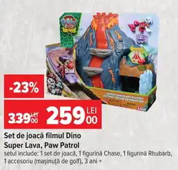 Carrefour Paw Patrol set de joacă filmul Dino Super Lava Ofertă