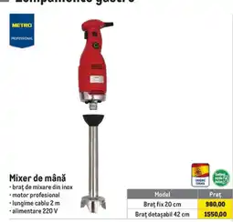 Metro Metro Professional mixer de mână Ofertă