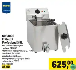 Metro Metro Professional Friteuză Profesională 8L Ofertă