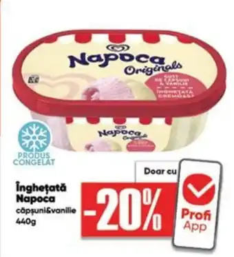 Napoca înghețată căpșuni&vanilie