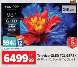 Carrefour Tcl televizor qled 98p8k Ofertă