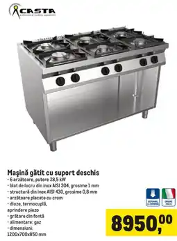 Metro Casta mașină gătit cu suport deschis Ofertă