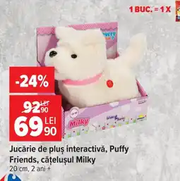 Carrefour Puffy Friends cățelușul Milky Ofertă