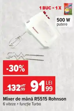 Carrefour Rohnsen mixer de mână r5515 Ofertă