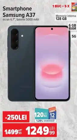 Carrefour Samsung smartphone A37 Ofertă
