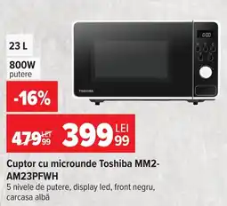 Carrefour Toshiba Cuptor cu microunde MM2-AM23PFWH Ofertă