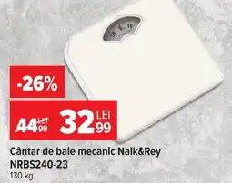 Carrefour Nalk&Rey cântar de baie mecanic Ofertă