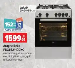Carrefour Aragaz Beko FBGT62110DXO Ofertă
