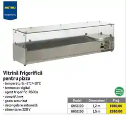 Metro Metro professional vitrină frigorifică pentru pizza Ofertă