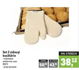 Metro Set 2 mănuși bucătărie Ofertă