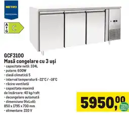 Metro Metro Professional Masă congelare cu 3 uși Ofertă