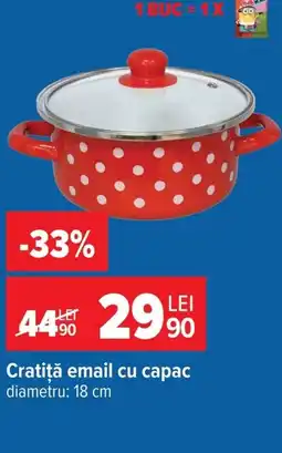 Carrefour Cratiță email cu capac Ofertă