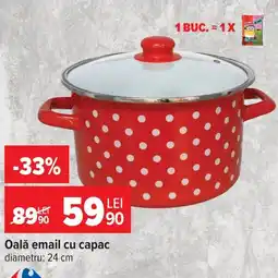 Carrefour Oală email cu capac Ofertă