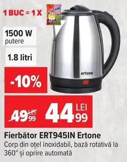 Carrefour Ertone fierbător ert945in Ofertă