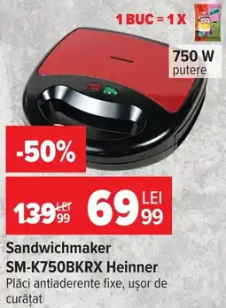 Carrefour Heinner sandwichmaker Ofertă