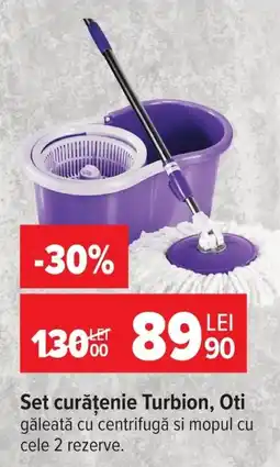Carrefour Oti set curățenie turbion Ofertă