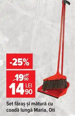 Carrefour Maria, Oti set făraș și mătură cu coadă lungă Ofertă