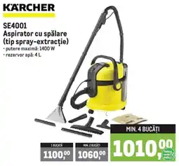 Metro Karcher aspirator cu spălare tip spray-extracție Ofertă