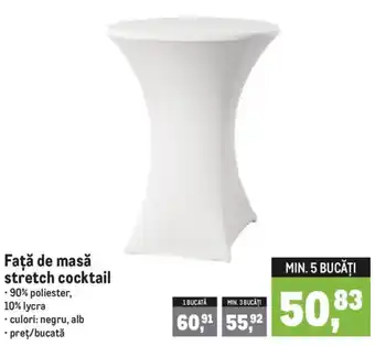 Față de masă stretch cocktail