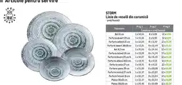 Metro Ipec storm linie de veselă din ceramică Ofertă