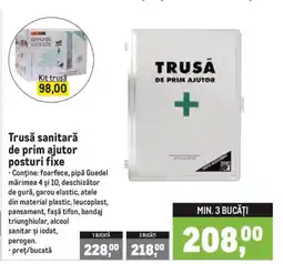 Metro Trusă de prim ajutor Ofertă