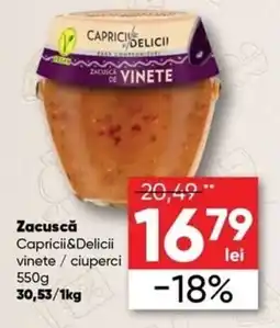 PROFI Capricii&Delicii zacusca de vinete Ofertă