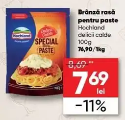 PROFI Hochland brânză rasă pentru paste Ofertă