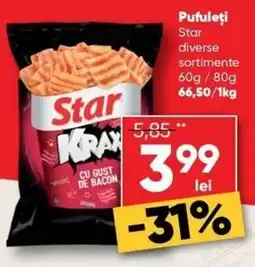 PROFI Star pufuleți star diverse sortimente Ofertă
