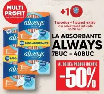 PROFI Always absorbante Ofertă