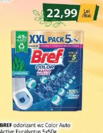 Bref odorizant wc Color Auto Active Eucalyptus