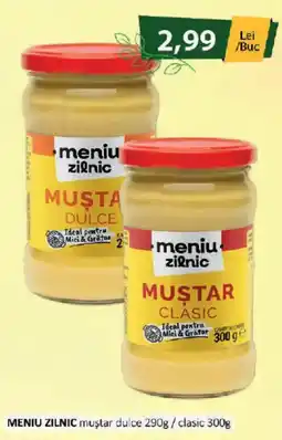 CBA meniu zilnic muștar Ofertă