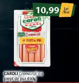 CBA CarolI Crenvurști cu piept de pui Ofertă