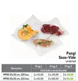 Metro Pungi Sous-Vide Ofertă