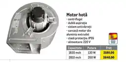 Metro Motor hotă Ofertă