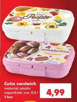 Kaufland Cutie sandwich Ofertă