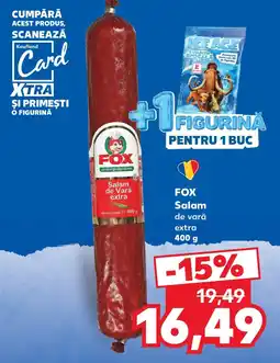 Kaufland Fox salam de vară extra Ofertă