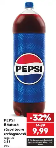 Kaufland Pepsi băutură răcoritoare carbogazoasă regular Ofertă