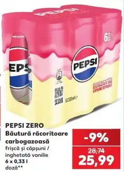 Kaufland Pepsi zero Ofertă