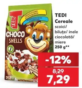 Tedi cereale scoici/biluțe/inele ciocolată/miere