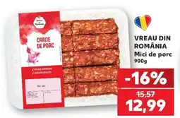 Kaufland Vreau din România Mici de porc Ofertă