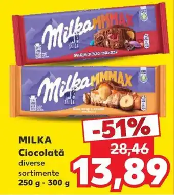 Milka Ciocolată diverse sortimente