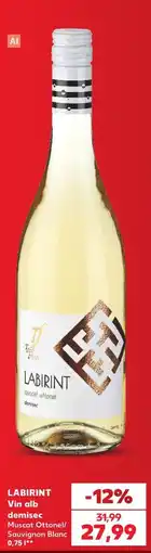 Kaufland Labirint vin alb demisec Ofertă