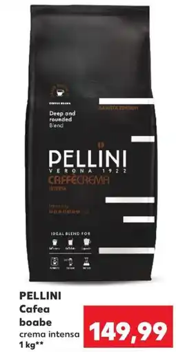Kaufland Pellini cafea boabe crema intensa Ofertă