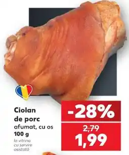 Kaufland Ciolan de porc afumat, cu os Ofertă