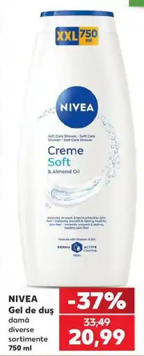 Kaufland Nivea gel de duș damă diverse sortimente Ofertă