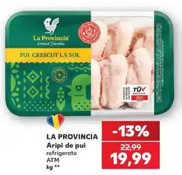 Kaufland La Provincia Aripile de pui refrigerate Ofertă