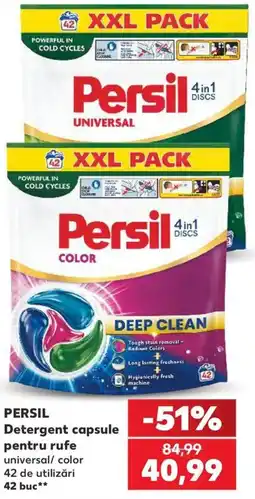 Kaufland Persil detergent capsule pentru rufe universal/ color Ofertă