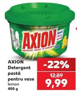 Kaufland Axion detergent pastă pentru vase lemon Ofertă