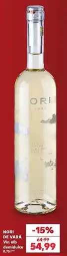 Kaufland Nori de vară Vin alb demidulce Ofertă