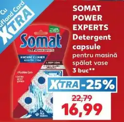 Kaufland Somat Power Experts detergent capsule pentru masina spălat vase Ofertă